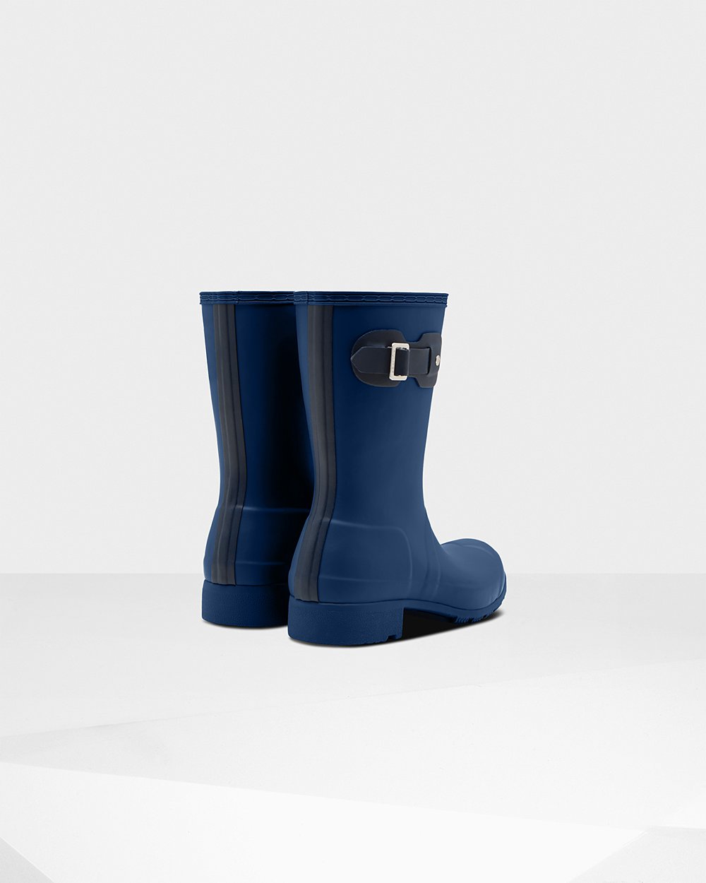 Botas de Lluvia Cortas Hunter Mujer - Original Tour Foldable - Azul Marino - WTMUKJN-47